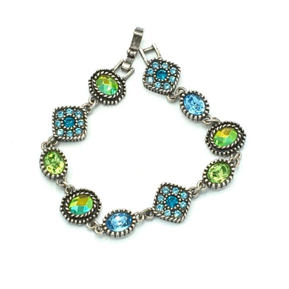 💙VINTAGE Lia Sophia Crystal Bracelet💚
